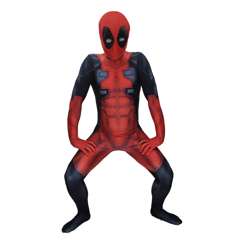 Костюм Дэдпула меч для косплея костюм Уэйда Уилсона красный комбинезон