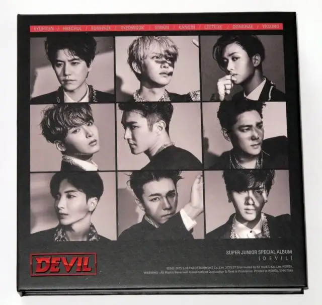 Фото Подпись S.J Super Junior autographed 10 юбилей дьявол CD + Фотокнига K POP 032018|k-pop|devilk-pop super junior |