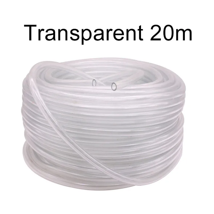 20m Transparent 20 м/лот, мягкая трубка, кролик, перепелиная птица, птица, животноводство, дозатор питьевой воды, ниппель, устройство для питья птицы - Цвет: 20m Transparent