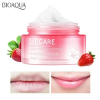 bioaqua strawberry lip sleeping mask exfoliator lips balm moisturizer nourish lip plumper enhancer vitamin skin care night cream
