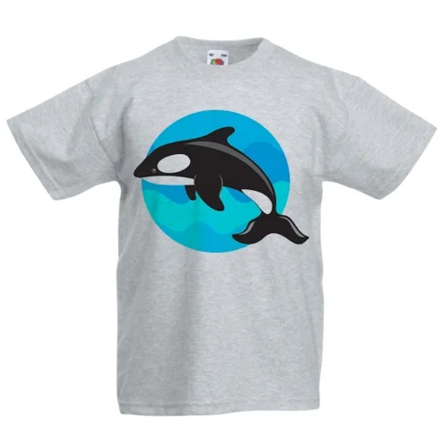 Футболка Killer Whale для детей топ унисекс мальчиков и девочек новинка 2019 брендовая