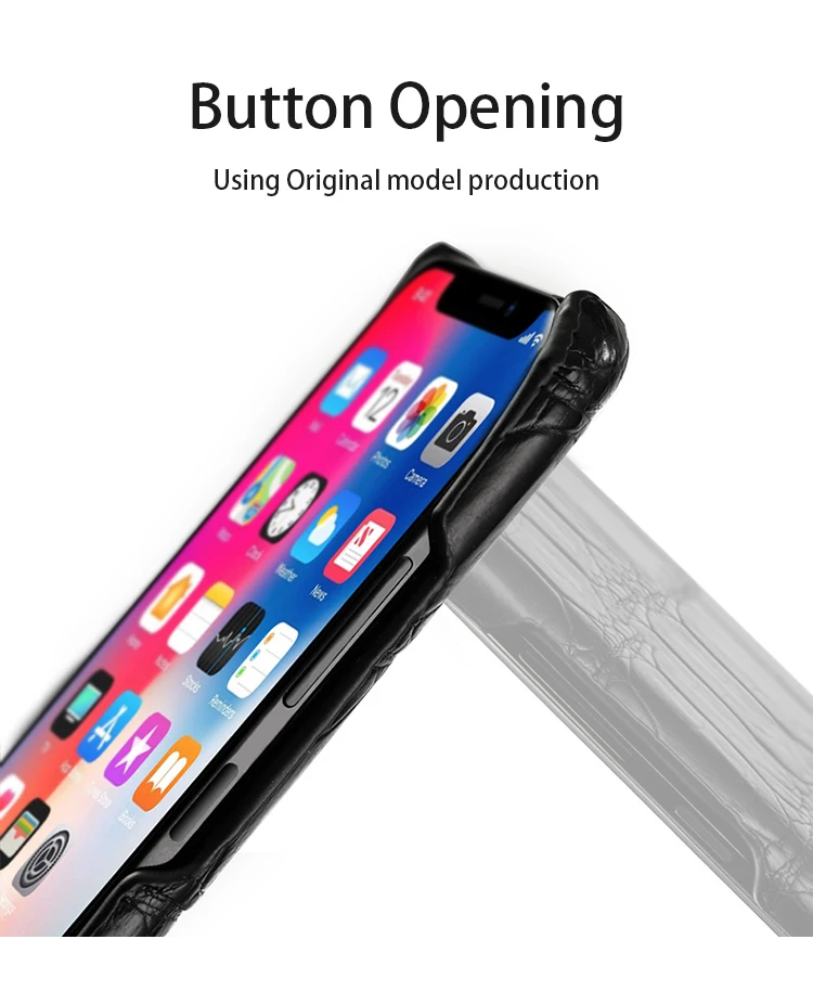 Роскошные чехол для телефона для Apple iPhone X XS Max XR 6 S 7 8 плюс натуральный Крокодил живота телефон корпус крышка Капа
