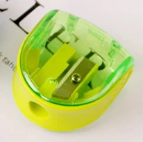1 Pcs green Правая рука 0578 точилка для карандашей ярких цветов модные цвет в случайном порядке, 1 шт./упак. для студентов и офиса - Цвет: 1 Pcs green