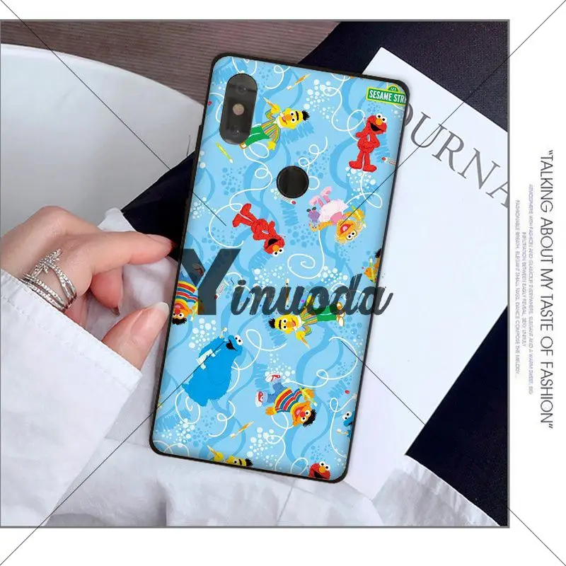 Yinuoda Cookie Sesame Street DIY Painted Beautiful Phone Accessories Case for Xiaomi MI MIX 2 2S 6 8 8SE Note 3 Redmi 5 plus | Мобильные
