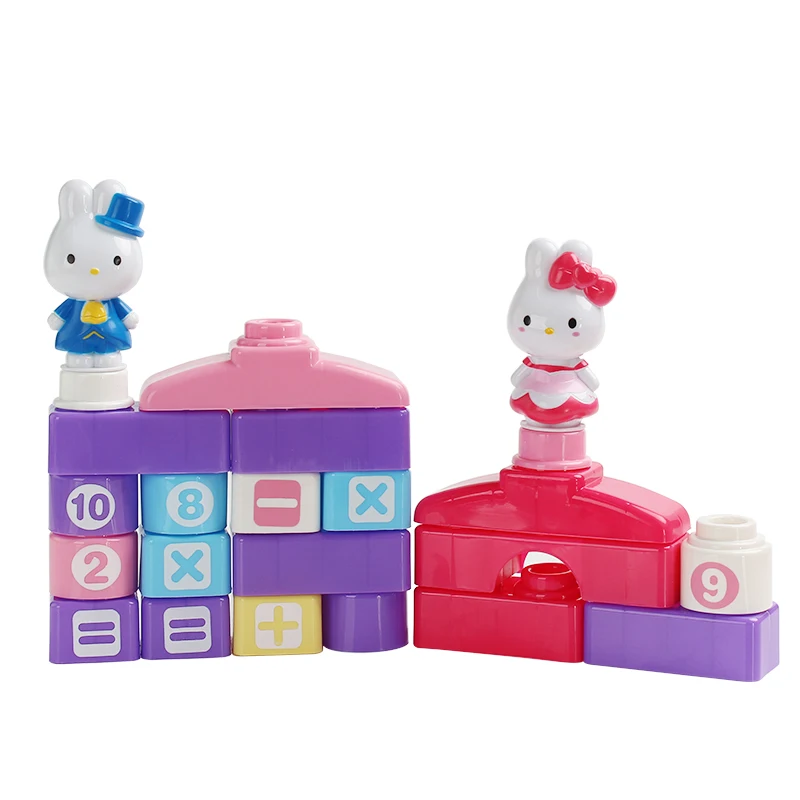 42PCS Building Blocks Cute Car Animals Color Toys Bricks Assembling Plastic Educational Kids For Children ) | Игрушки и хобби