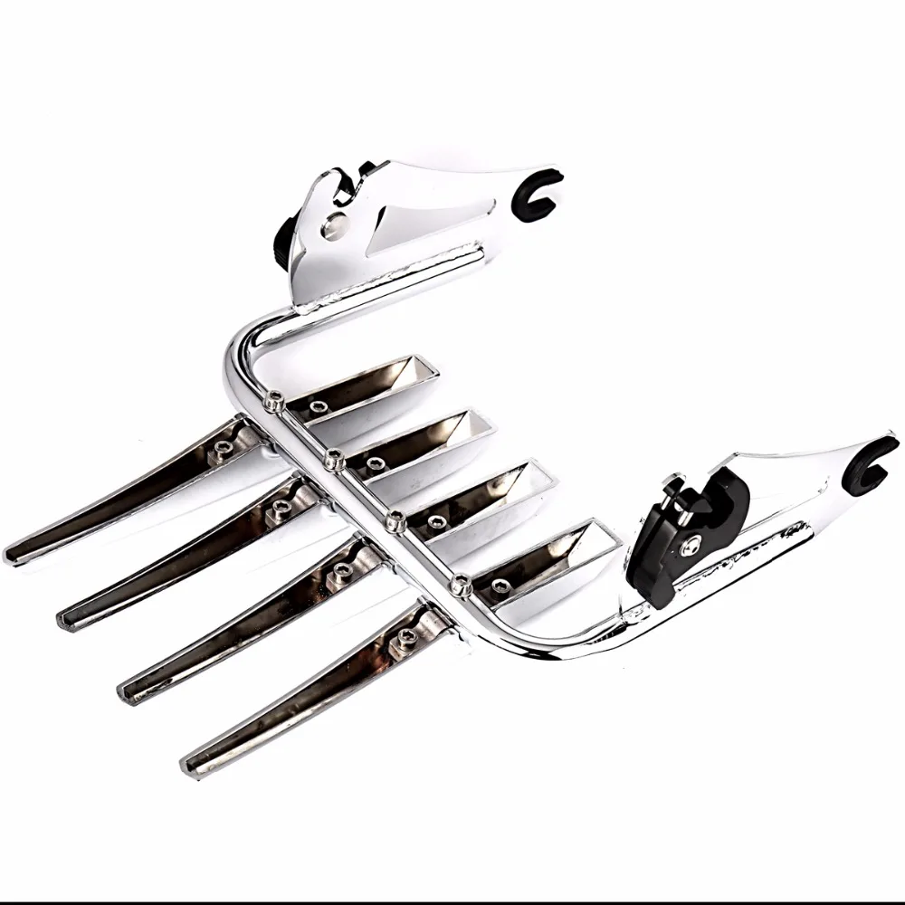 Хромированная стелс багажная стойка для Harley Touring Street Glide Road King FLHX FLHR FLTR 2009