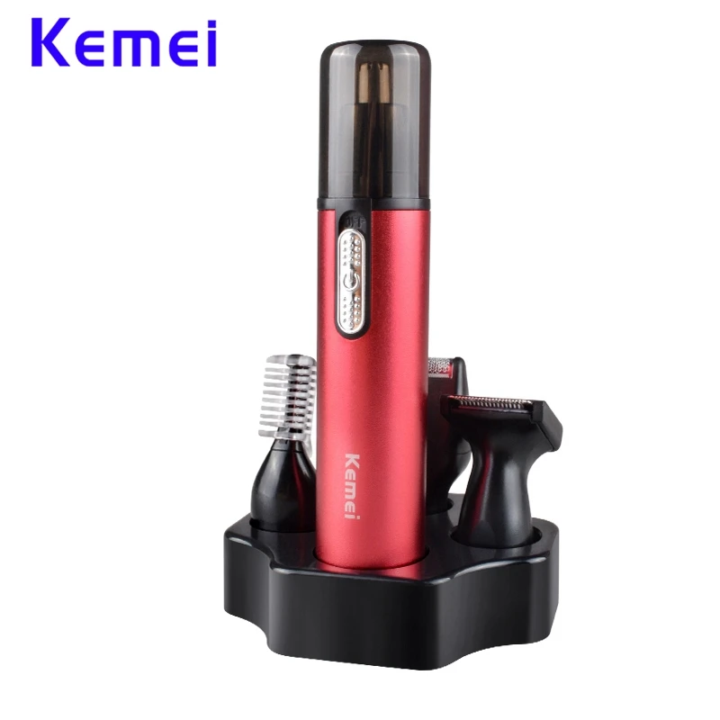 Kemei KM-6620 профессиональный триммер для мужчин стрижки волос бровей женщин и 4 в 1