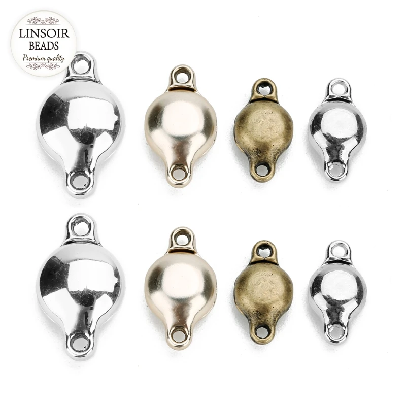 LINSOIR 10шт/лот Сильные Магнитные Застежки для Колье и Браслетов Родиевого Цвета Коннекторы для Изготовления Украшений DIY F5451 on.