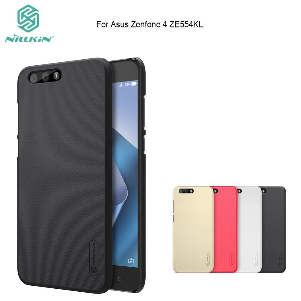 Для Asus Zenfone 4 ZE554KL чехол NILLKIN супер матовый защитный жесткий чехол-накладка для ZE554KL чехол для телефона с защитой экрана