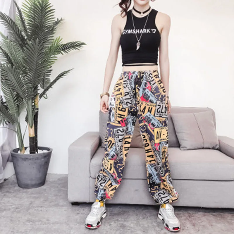 Baggy Mens Sweatpants Full Printed Swag korean street style harajuku Hip Hop Pants Men harem Jogger Fashion Trousers Men