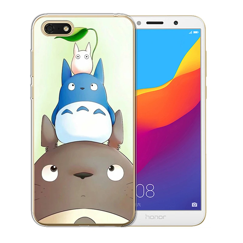 МИЛЫЙ Тоторо унесенный в спираль аниме Ghibli Миядзаки для Huawei Honor 6A 6X 7 7X 7C 7A Pro 8 Lite 8X 9