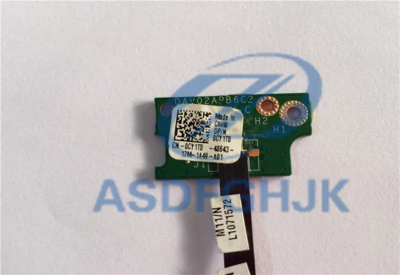 Плата и кабель кнопки питания для Dell Vostro V3450 3450 0CY1T0 CY1T0 DAV02APB6C2 100% ТЕСТ ОК|button board|for