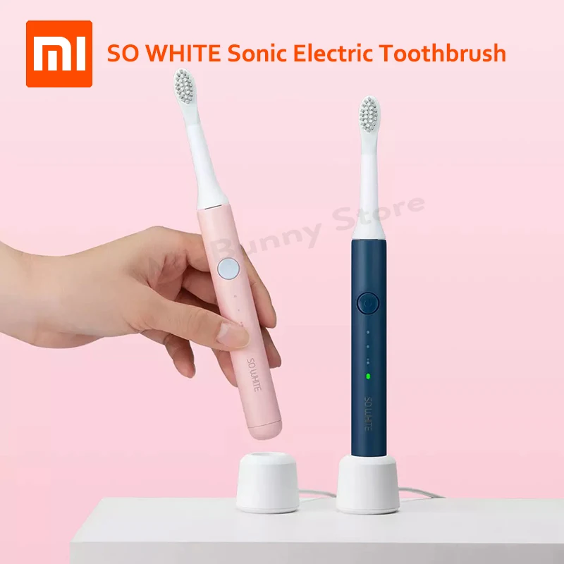 Электрическая зубная щетка Xiaomi MIJIA So White Acoustic Wave с 3 режимами очистки 2 мин таймер