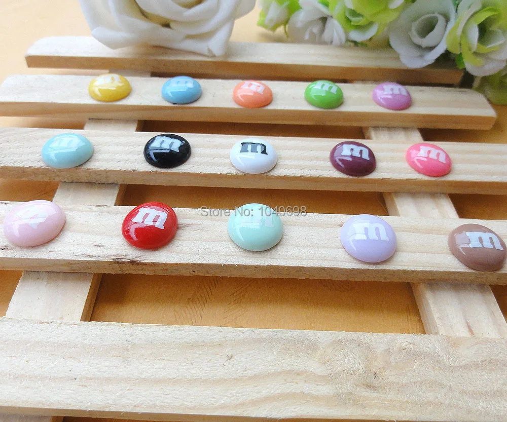 20 шт./лот каучуковые красивые шоколадные бобы конфеты кабошоны украшение для