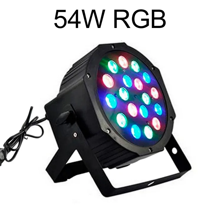 Сцсветильник Светодиодный прожектор RGB RGBW 18x3 Вт 12 активное DMX512 оборудование для