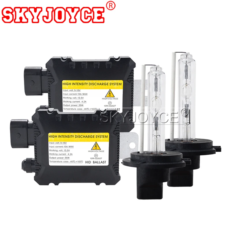 Ксеноновый набор SKYJOYCE H7 HID 55 Вт H3 H1 H11 H8 H9 9005 HB3 9006 HB4 ксеноновый светильник лампа