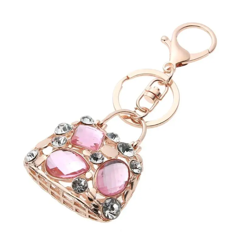 Креативные милые брелки брелок для ключей с опалом сумка Форма автомобиля мешок