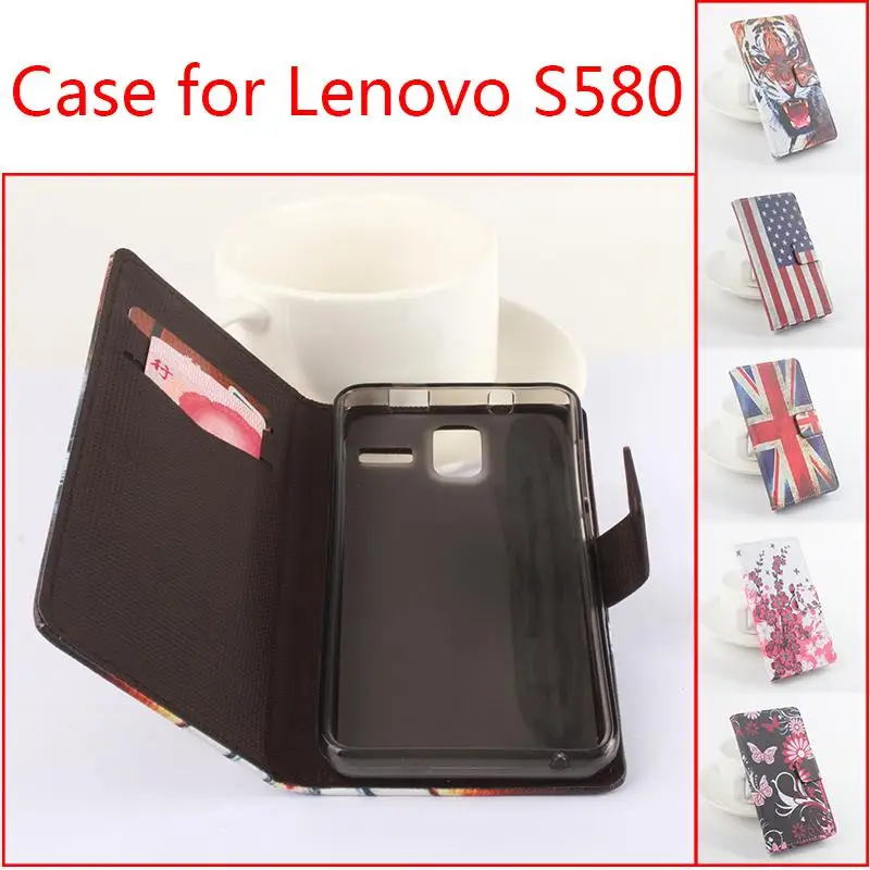 Фирменные Чехлы для мобильных телефонов из натуральной кожи чехол lenovo S580 Чехол