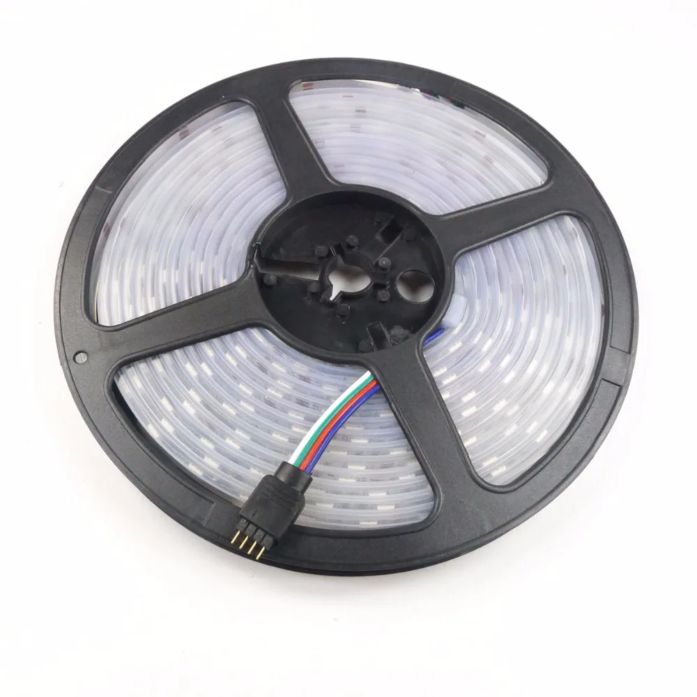 10 шт. 5050 футов 300 RGB SMD силиконовая трубка гибкая светодиодная лента 12 В