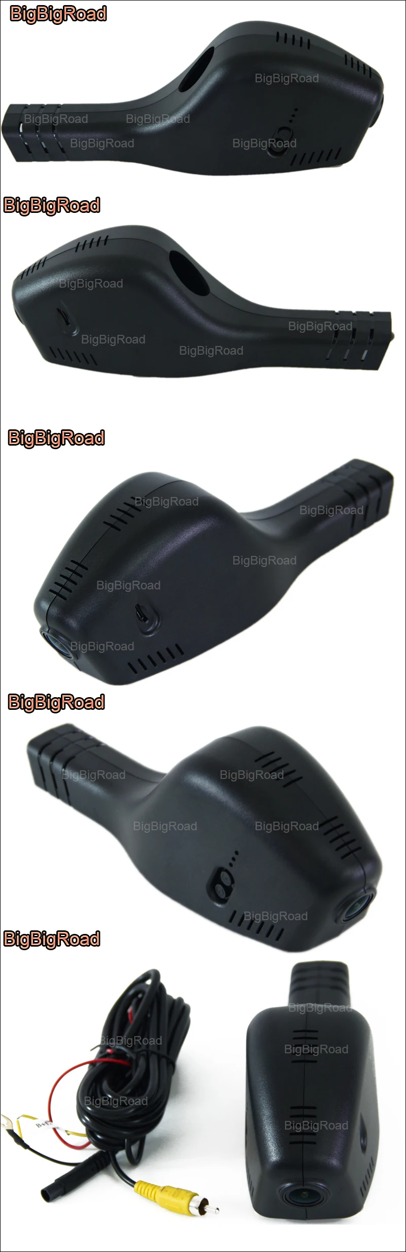 BigBigRoad для Volkswagen golf 7 Tiguan L Magotan B8 Skoda Octavia A7 Быстрый Автомобильный видеорегистратор wifi DVR видеорегистратор