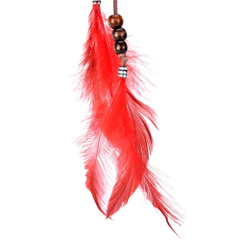 1 шт. модный головной убор в стиле бохо с перьями для женщин хиппи аксессуары