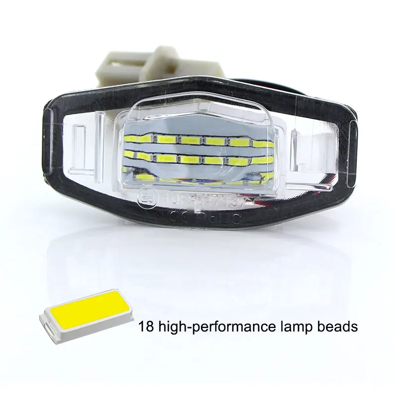 Светодиодная лампа 18SMD для номерного знака белый свет 2 шт. Honda Civic EM2/ES7 City Legend Accord