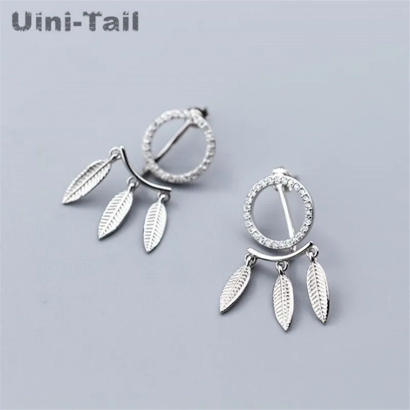 Женские серьги Ловец снов Uini Tail новые корейские из стерлингового серебра 925 пробы