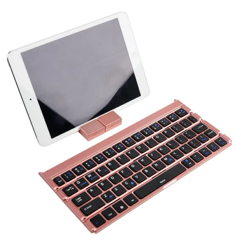 Basix foldaing Беспроводная клавиатура bluetooth 3 0 мини Usb перезаряжаемая для IOS/Android/Windows ipad