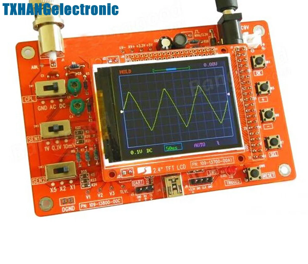 DSO138 2 4 &quotцифровой осциллограф TFT акриловый чехол DIY Kit SMD спаянный|smd soldering|diy kitacrylic