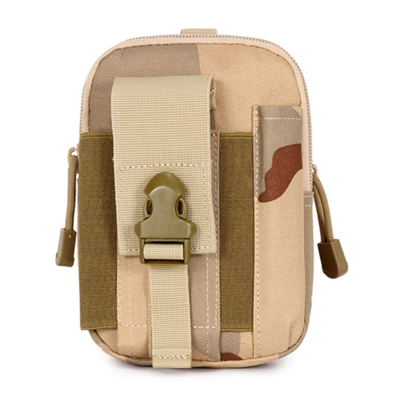 3-COLOR-DESERT CQC Molle тактическая поясная сумка Мужская Уличная спортивный беговой пояс держатель для мобильного телефона чехол EDC охотничьи сумки - Цвет: 3-COLOR-DESERT