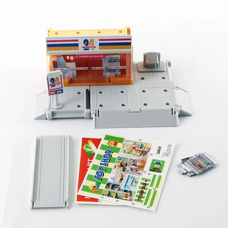 Такара томия томика город построить сцены аксессуары блоки магазин без