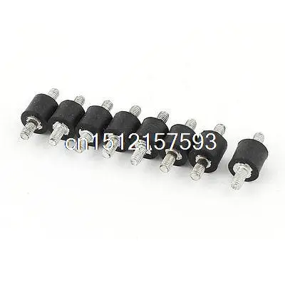 

8 шт., резиновые амортизаторы, виброизоляторы 3/8x3/8 дюйма