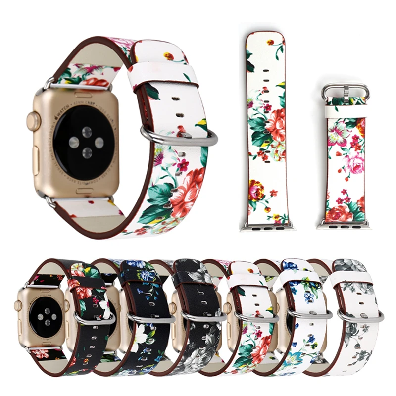 Ремешок из натуральной кожи для Apple Watch Band сменный Браслет наручных часов iWatch Series