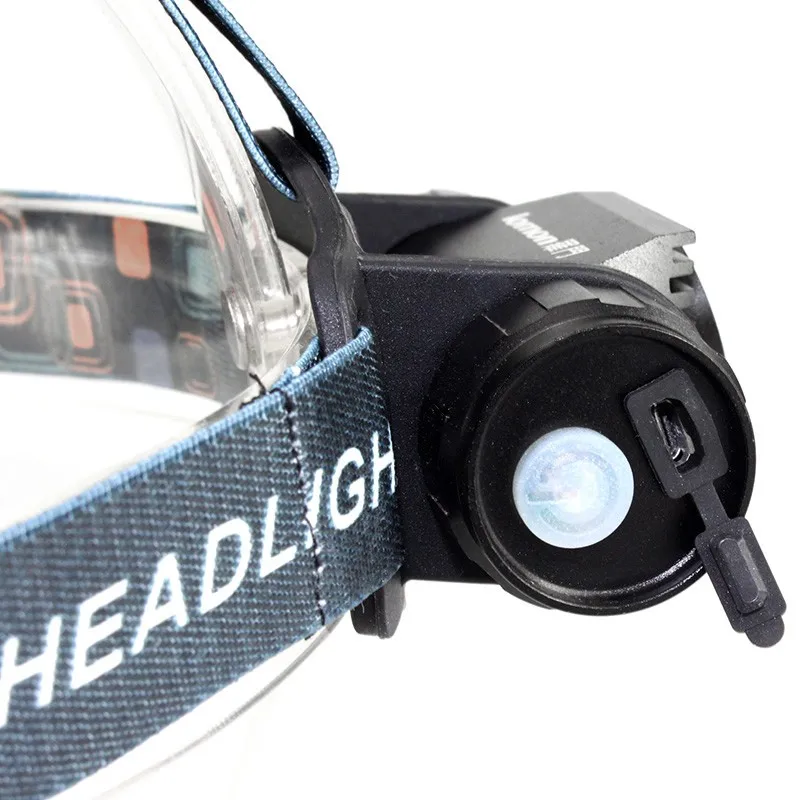 Индуксветильник светодиодный налобный фонарь с регулировкой яркости и