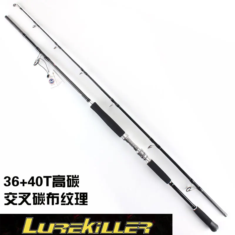 

Lurekiller 2.4m Strong Hard Jigging Rod Deep Sea Fishing Rod Fuji Guide GT Popping Rod Ocean Boat Big Game Saltwater Fish Rod