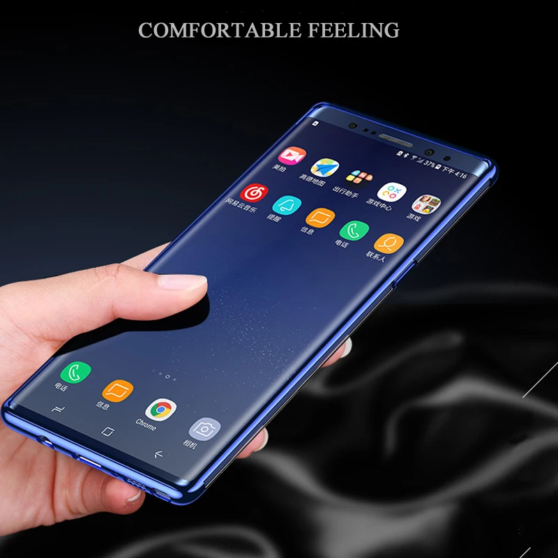 ITEUU TPU прозрачный чехол для телефона с гальваническим покрытием samsung Galaxy Note 8