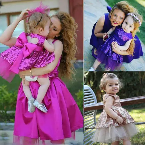 Pudcoco 2018 Newborn Kid Baby Girls Dress Princess Pageant Sequins Bowknot Backless Party Bridesmaid Formal Dresses Outfit 6M-4Y | Детская