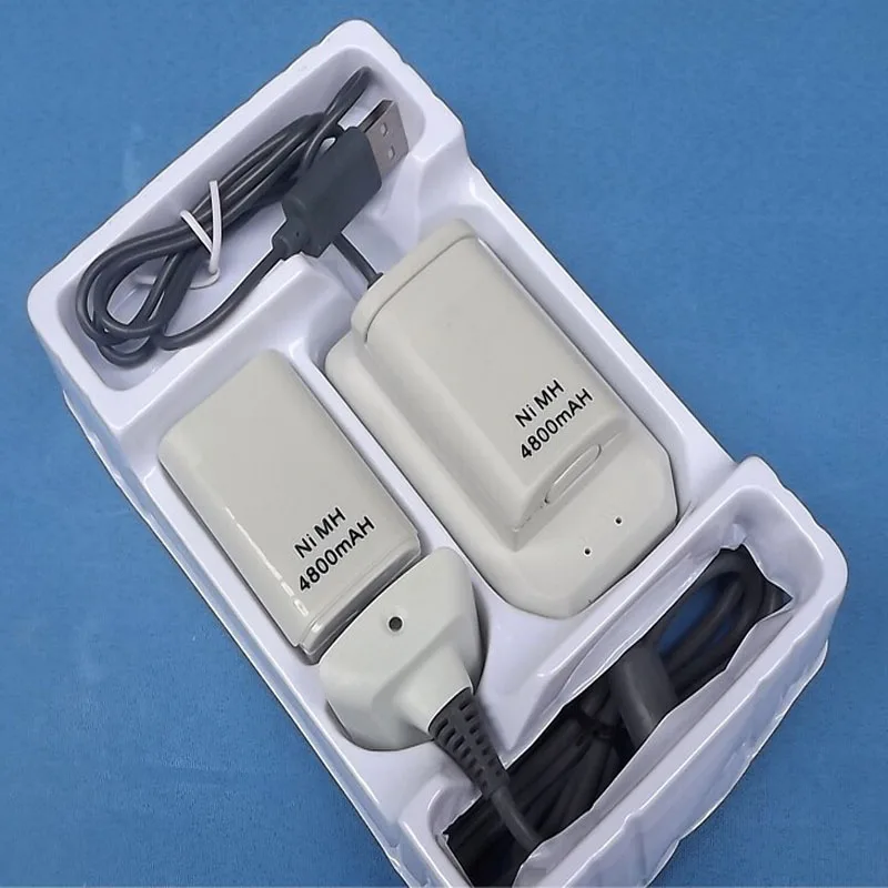Аккумуляторная батарея 4800 мАч x2 + док станция зарядное устройство USB Кабель