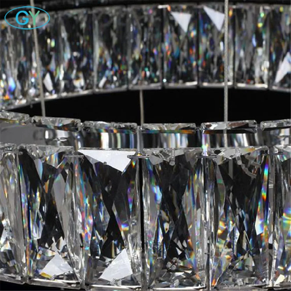 Светодиодные люстры с 2 кольцами современные потолочные светильники из