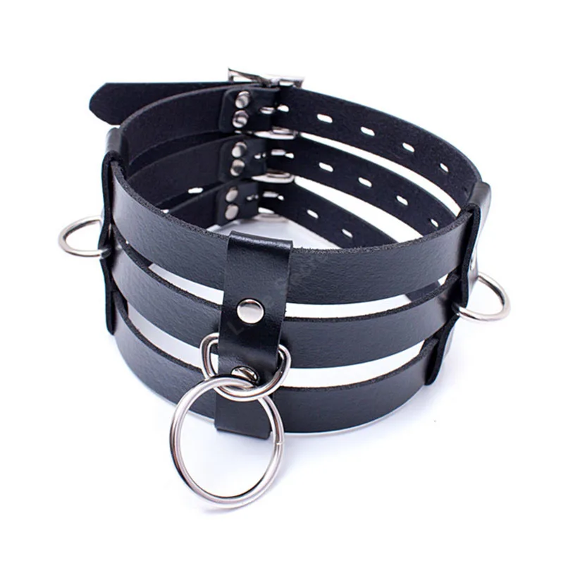 Фетиш игрушки S & M секс ошейники для женщин|sex collar|leather sex collarsex collar for woman |