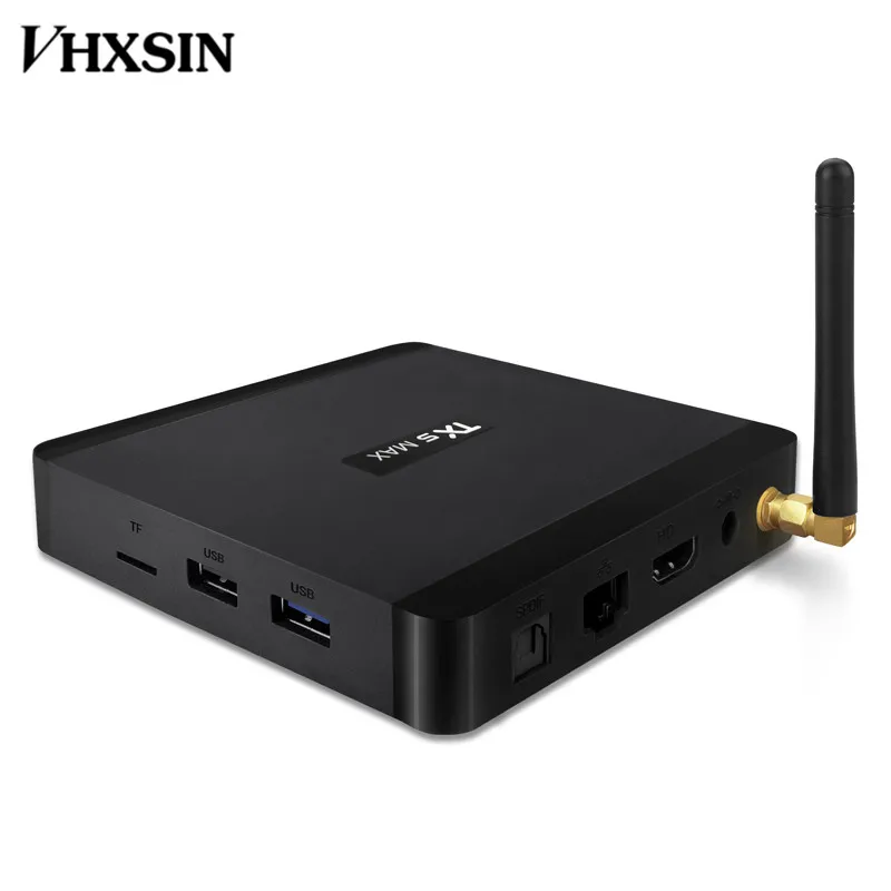 VHXSIN 20PCS/LOT TX5 Max Smart TV Box Android 8.1 Amlogic S905X2 4GB LPDDR4 32GB EMMC 2.4GHz | Электроника