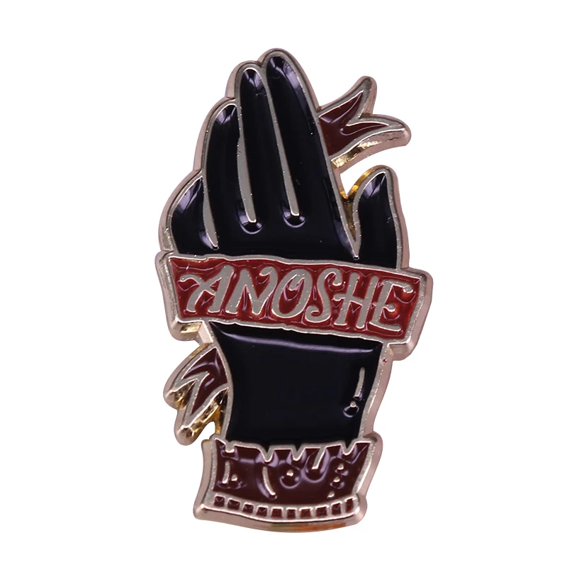 

Anoshe lapel pin ADSOM magic hand brooch gorgeous literature fans decor