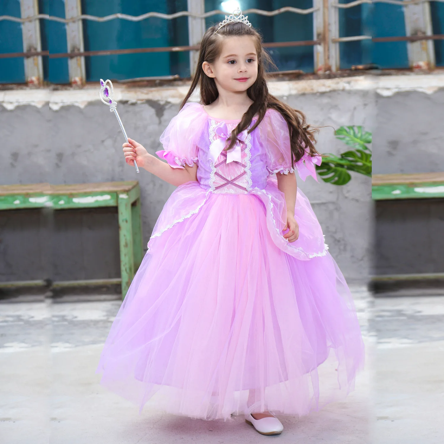 Girls Princess dress Sophia Dress up with Children Party Dresses Cosplay Girl Belle Costume | Детская одежда и обувь