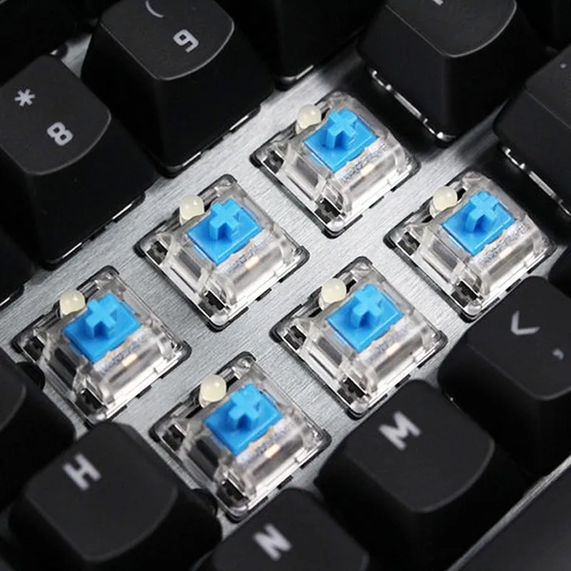 Бесплатная доставка механическая клавиатура cherry clone gateron mx switch прозрачный чехол
