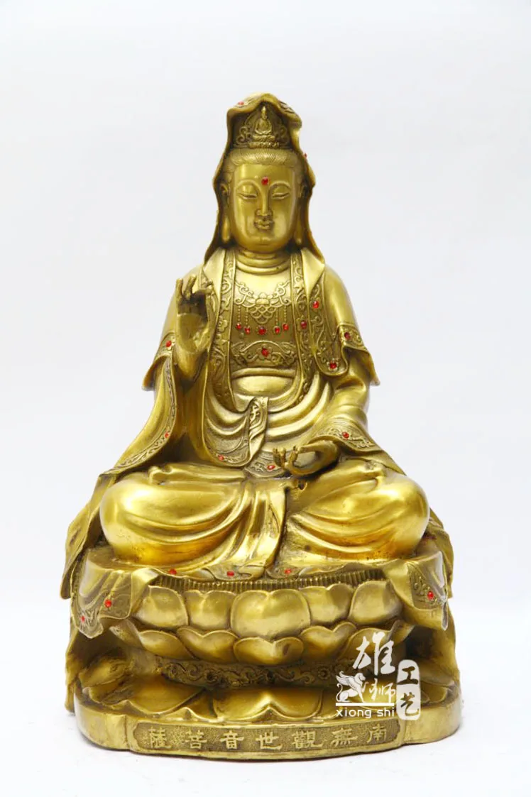 

Copper avaloktesvara copper decoration bottle bronze crafts buddha