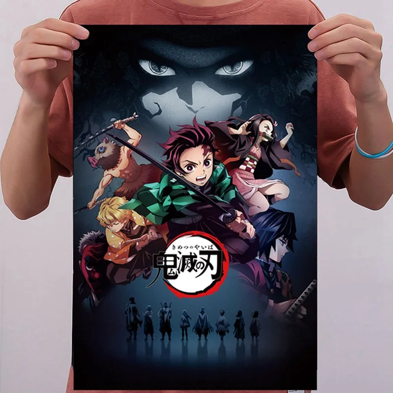 Короткая футболка с героями из японского аниме Демон убийца: Kimetsu без Yaiba камадо