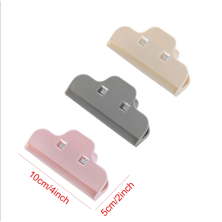 Пластиковый зажим Basedidea для пищевых пакетов закусок сохранения свежести