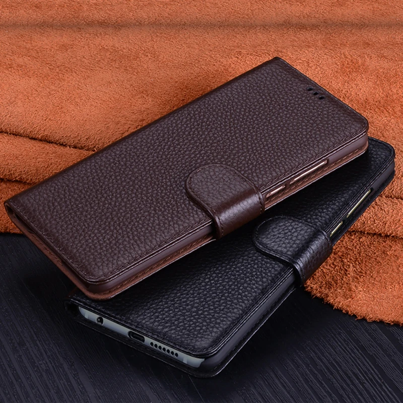 RYKKZ 4 цвета натуральная кожа флип-чехол карта для Xiaomi Redmi Note 5 защитный чехол кожаный чехол