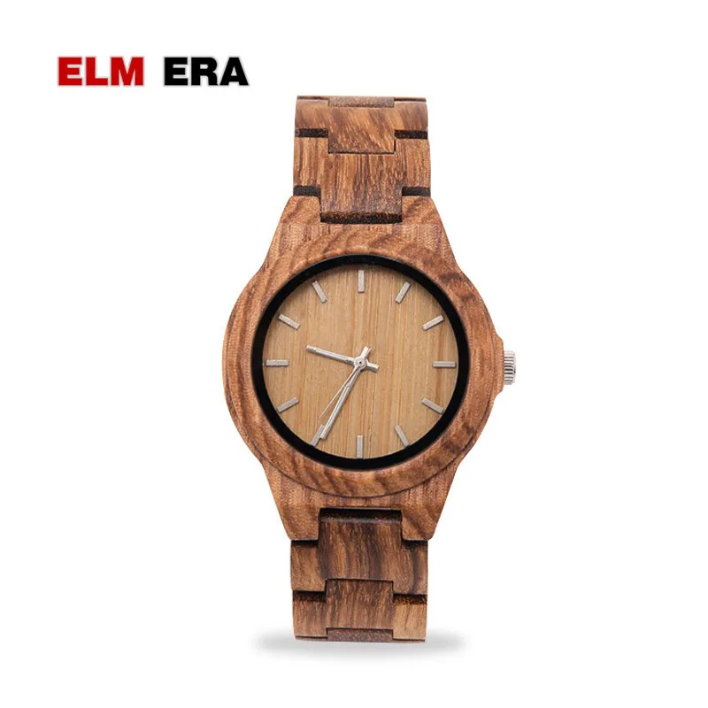 Женские деревянные часы ELMERA с браслетом женские 2019 Houten в стиле арт роскошные