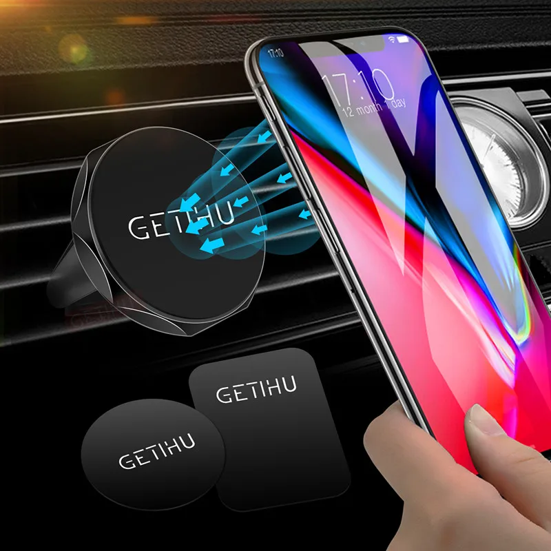 GETIHU 360 магнитный автомобильный держатель для телефона на магните